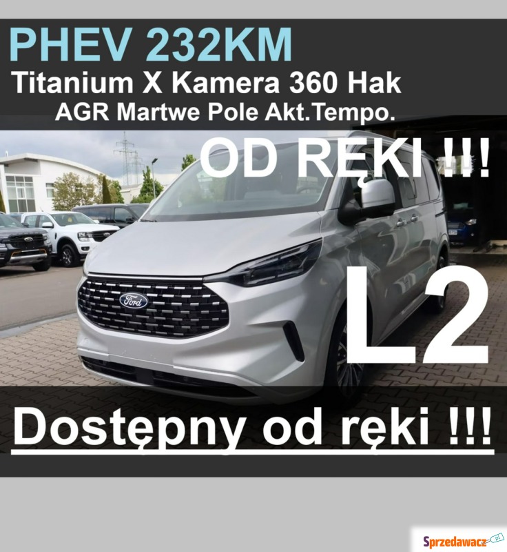 Ford Tourneo Custom  Minivan/Van 2026,  2.5 hybryda, automat - Na sprzedaż za 248 460 zł - Szczecinek