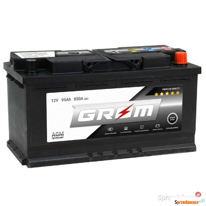 Akumulator Grom AGM Start&stop 95Ah 850A - Akumulatory - Wołomin