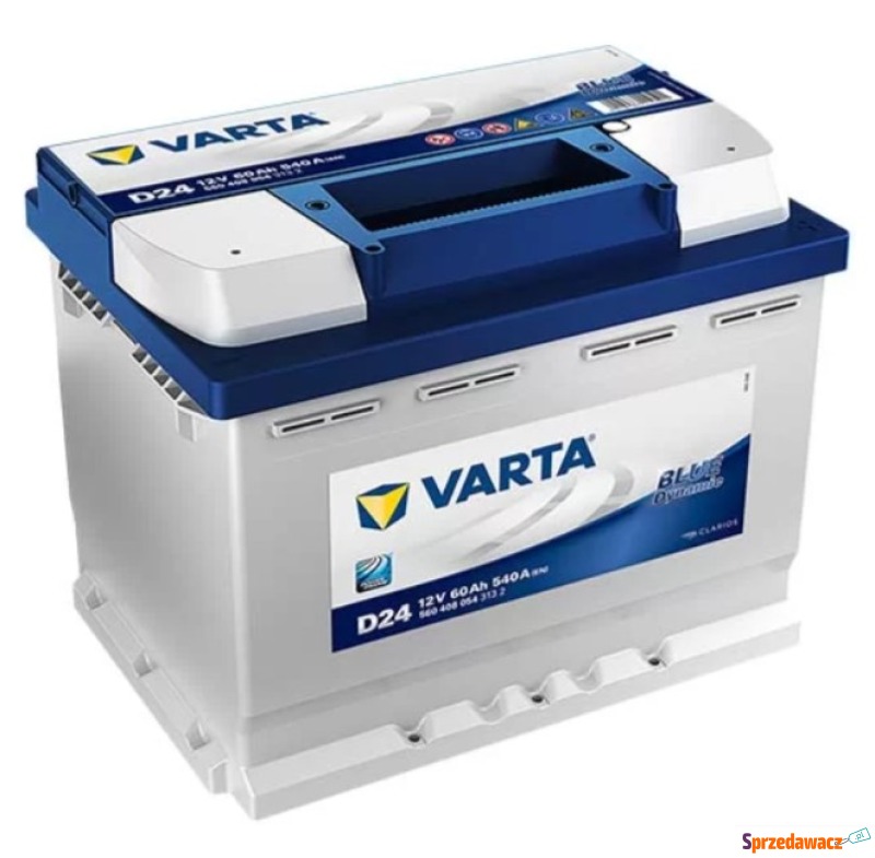 Akumulator 60Ah 540A varta Blue Dynamic D24 EN - Akumulatory - Wałbrzych