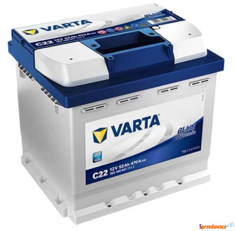 Akumulator 52Ah 470A varta Blue Dynamic C22 EN - Akumulatory - Wałbrzych