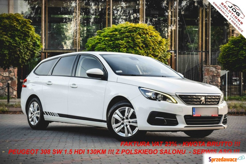 Peugeot 308  Kombi 2020,  1.5 diesel - Na sprzedaż za 37 500 zł - Sochaczew