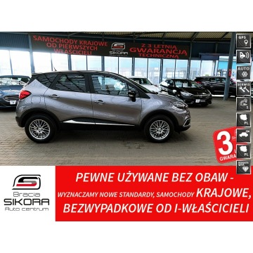 Renault Captur - 1,2 16V 120KM Navi+Kamera+Led+Klimatronic GWARANCJA I-wł KRAJOWY Bezwy