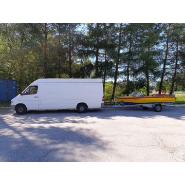 Zestaw auto + łódź