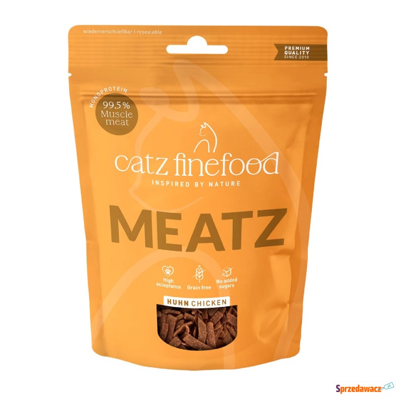 catz finefood Meatz - Kurczak, 45 g - Przysmaki dla kotów - Lubin