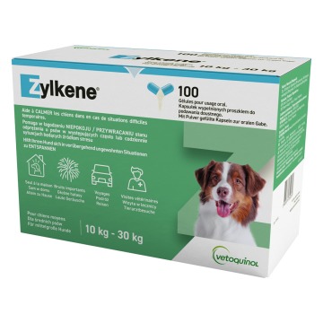Zylkene kapsułki uspokajające dla psa 10 - 30 kg, 225 mg - 2 x 100 szt.