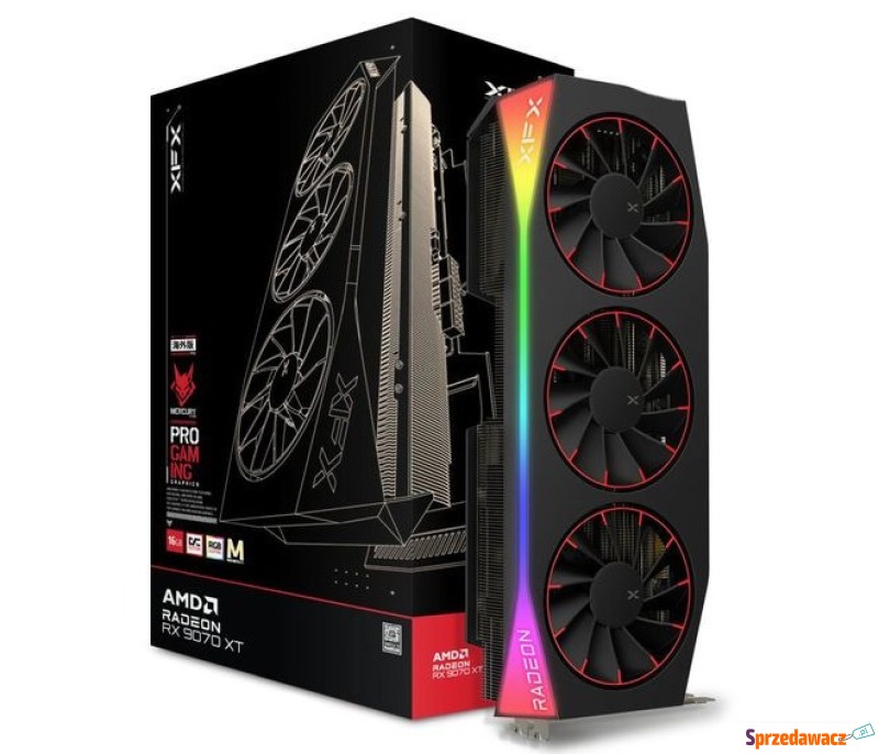 XFX Radeon RX 9070 XT Mercury Magnetic Air RGB... - Karty graficzne - Bydgoszcz