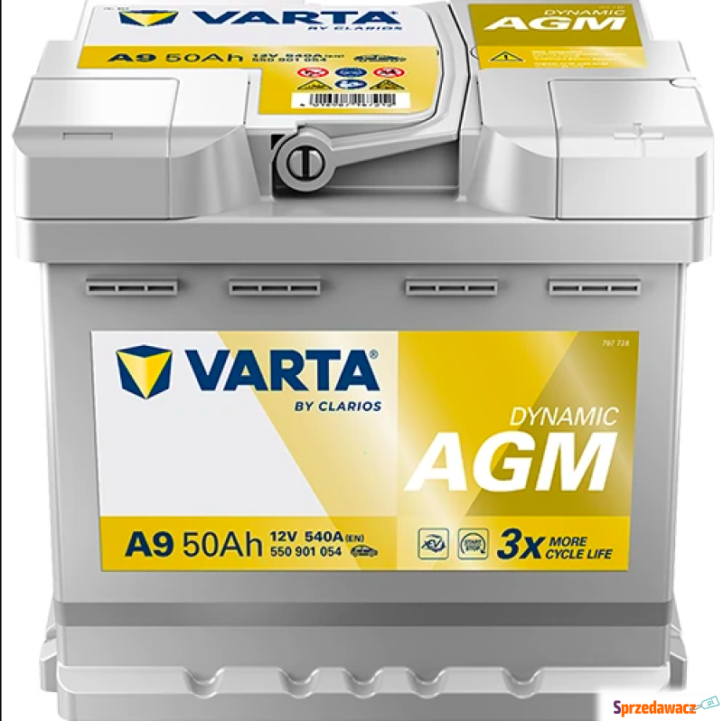 Akumulator 50Ah 540A Varta Silver...