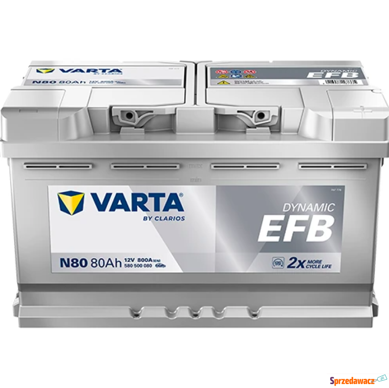 Akumulator 80Ah 800A Varta N80...