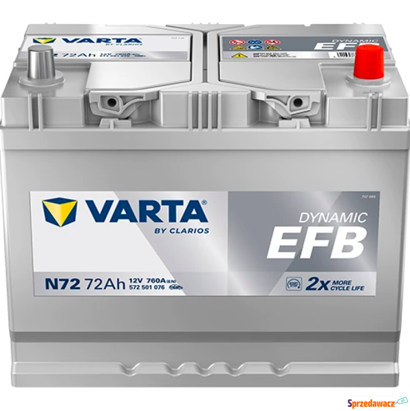 Akumulator 72Ah 760A Varta EFB...