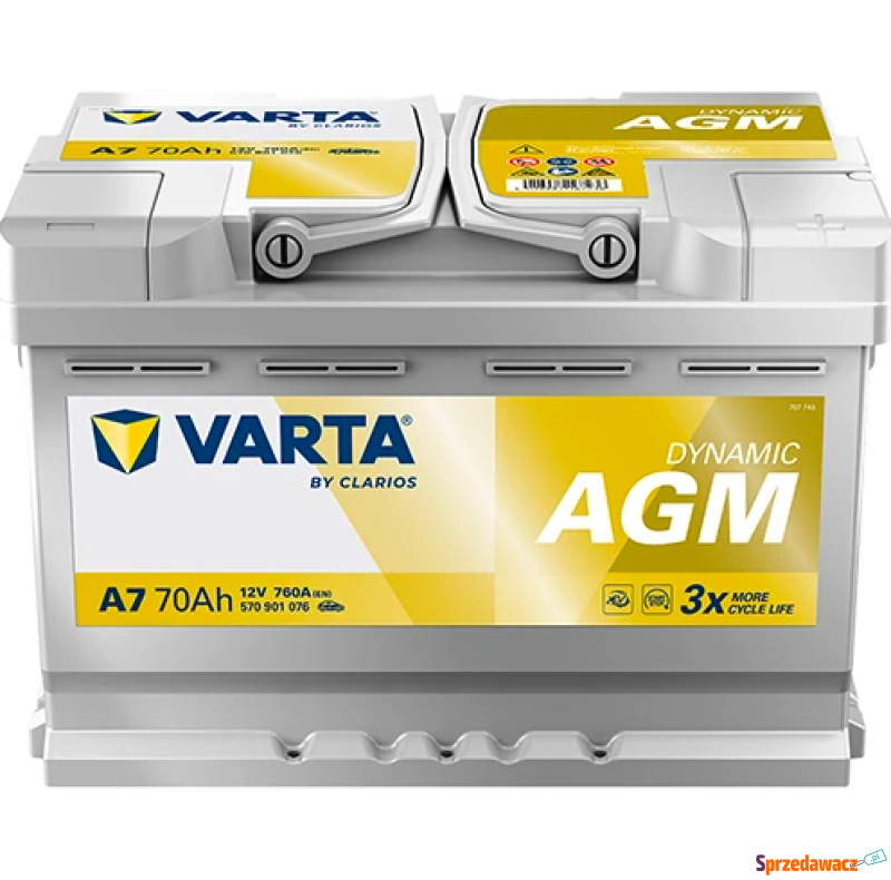Akumulator 70Ah 760A Varta AGM...
