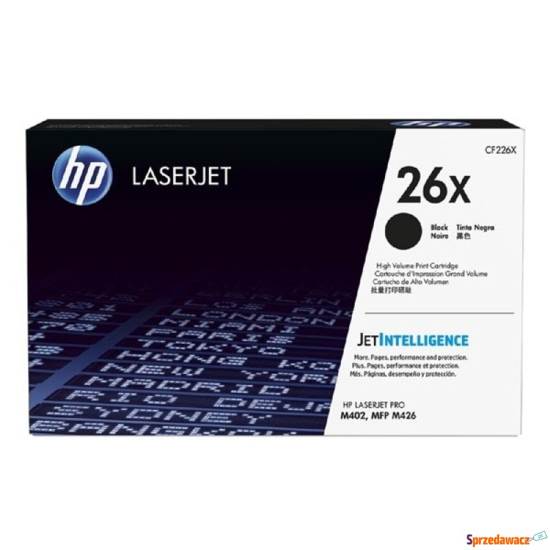 Oryginalny toner HP 26X XL czarny...