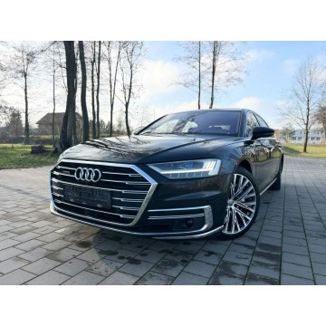 Audi A8 - FV 23%, Long, Full opcja, ASO, Super stan, Masaże, Night vision, Long
