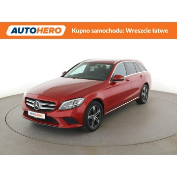 Mercedes C 200 - mHEV automat full LED navi półskóra klima auto kamery grzane fotele