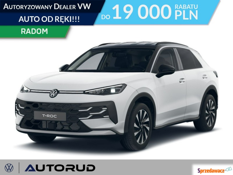Volkswagen T-Roc  SUV 2026,  1.5 benzyna, automat - Na sprzedaż za 140 180 zł - Radom