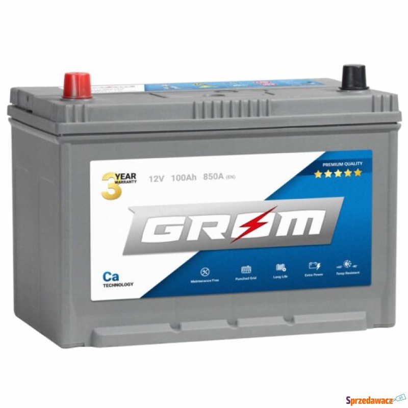 Akumulator GROM Premium 100Ah 850A...