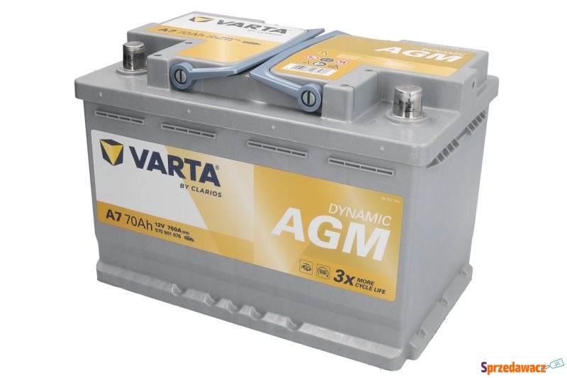 Akumulator Varta A7 70ah 760a Agm...