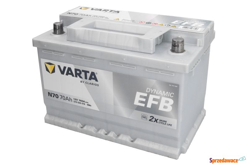 Akumulator 70Ah 760A Varta N70...