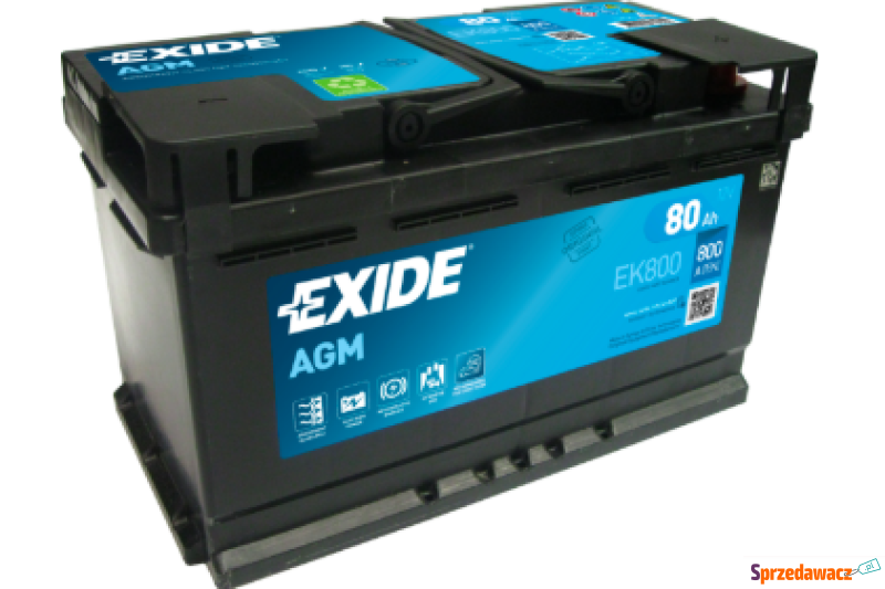 Akumulator 80Ah 800A Exide AGM...