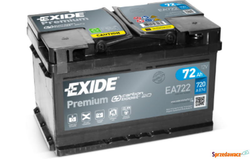 Akumulator 72Ah 720A Exide Premium...