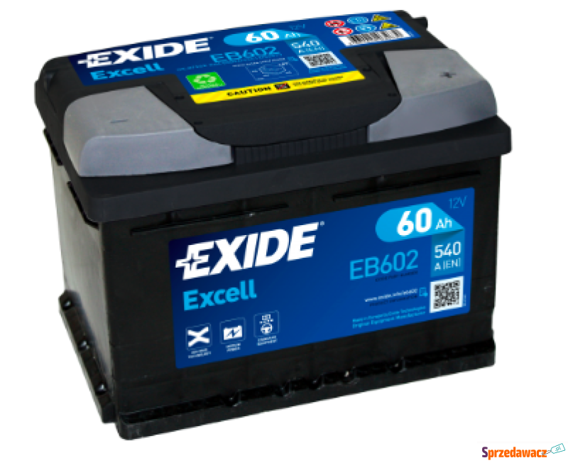 Akumulator 60Ah 540A Exide Excell...