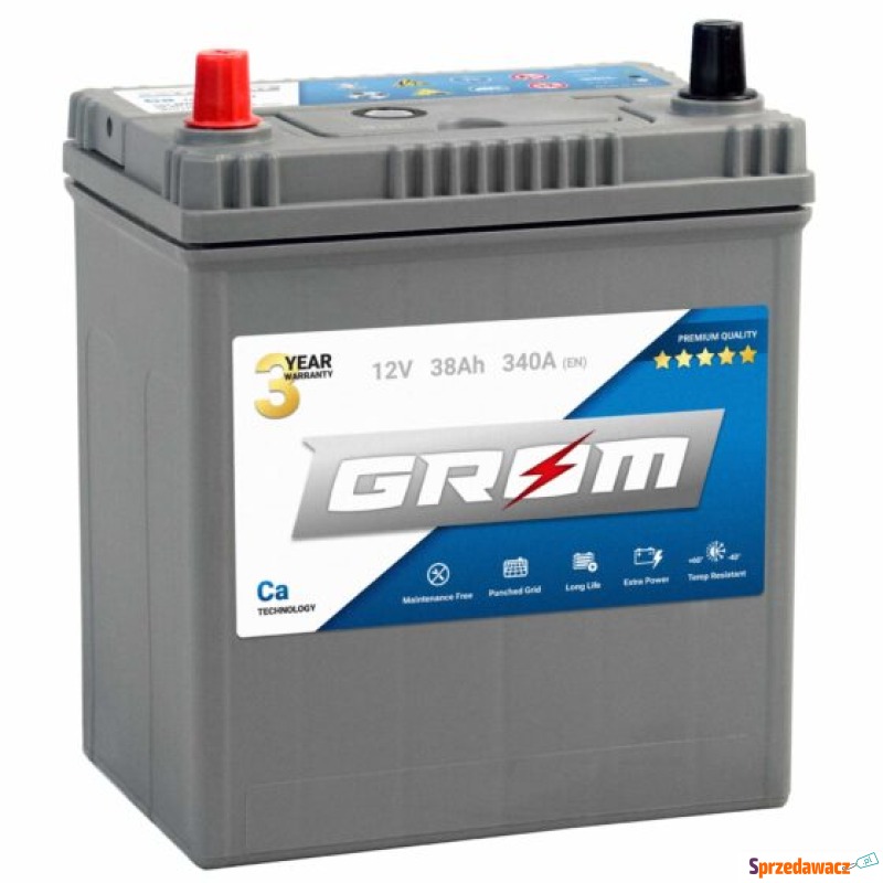 Akumulator GROM Premium 38Ah 340A...