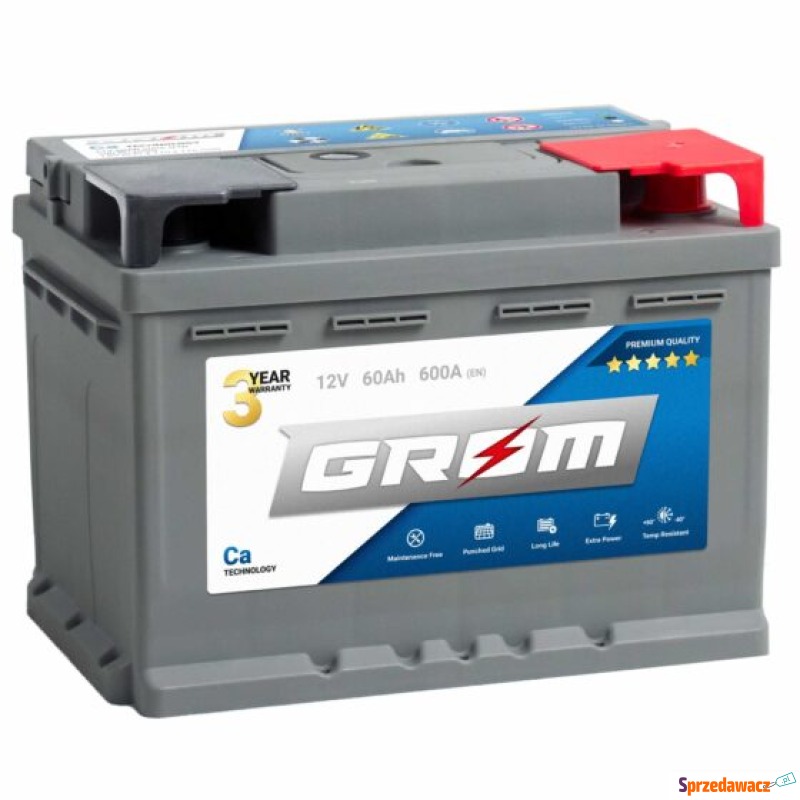 Akumulator GROM Premium 60Ah 600A