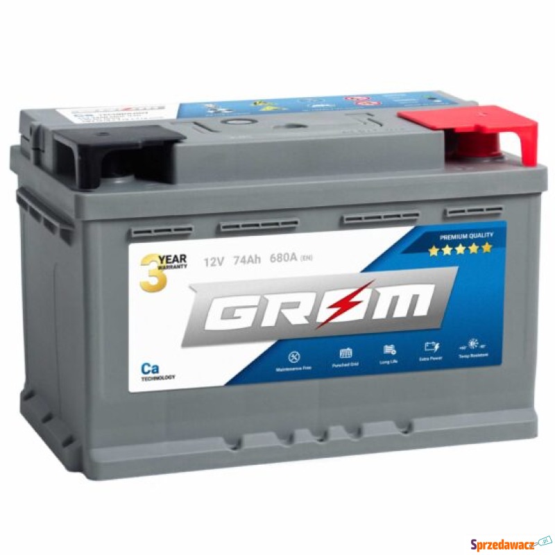 Akumulator GROM Premium 74Ah 680A