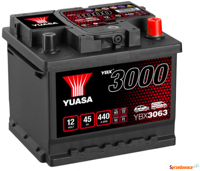 Akumulator 45Ah 440A Yuasa YBX3063...