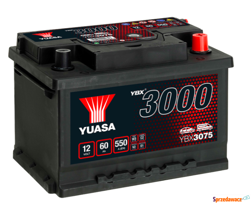 Akumulator 60Ah 550A Yuasa YBX3075...
