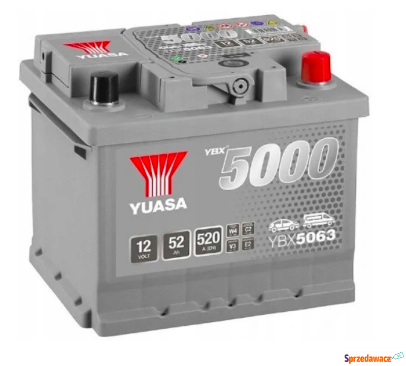 Akumulator 52Ah 520A Yuasa YBX5063...