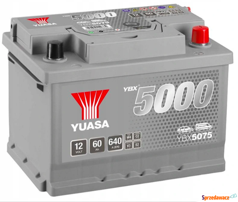 Akumulator 60Ah 640A Yuasa YBX5075...