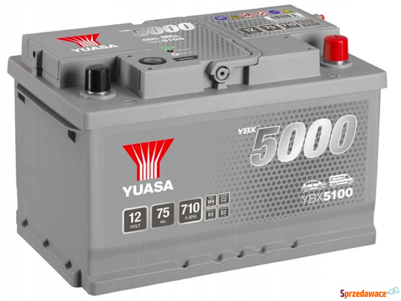 Akumulator 75Ah 710A Yuasa YBX5100...