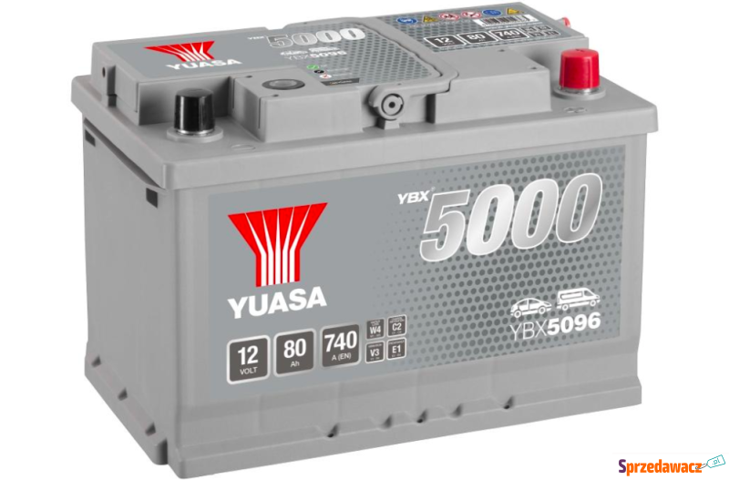 Akumulator 80Ah 740A Yuasa YBX5096...