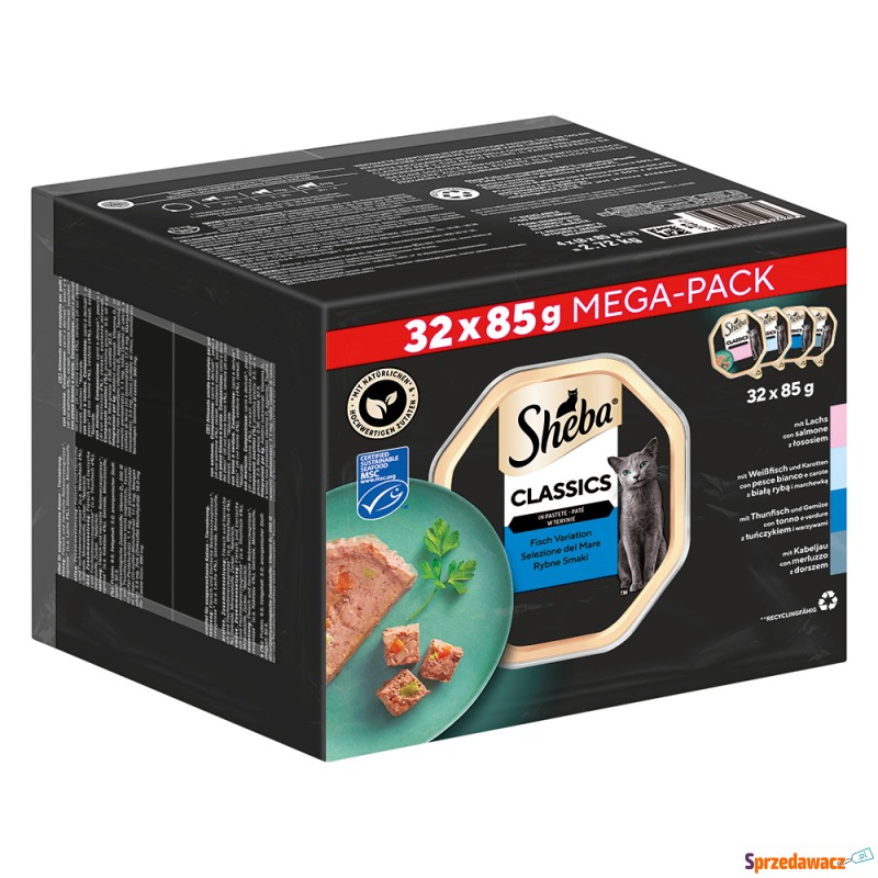 Megapakiet Sheba tacki, 32 x 85...