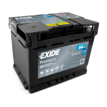 Akumulator  64Ah 640A Exide Premium EA640 - Akumulatory - Elbląg - zdjęcie 1