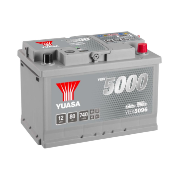 Akumulator 80Ah 740A Yuasa YBX5096 Silver - Akumulatory - Elbląg - zdjęcie 1
