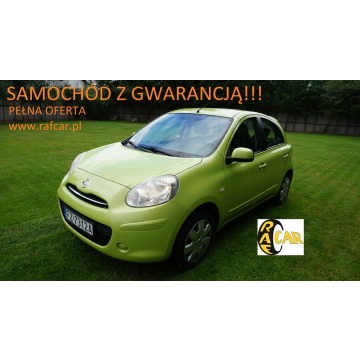 Nissan Micra - zarejestrowany, ubezpieczony. Gwarancja. Polecam !!!
