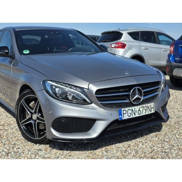 Mercedes C 200 - 2.0 185ps Benzyna Navi Full Led Alusy 18 AMG Gwarancja