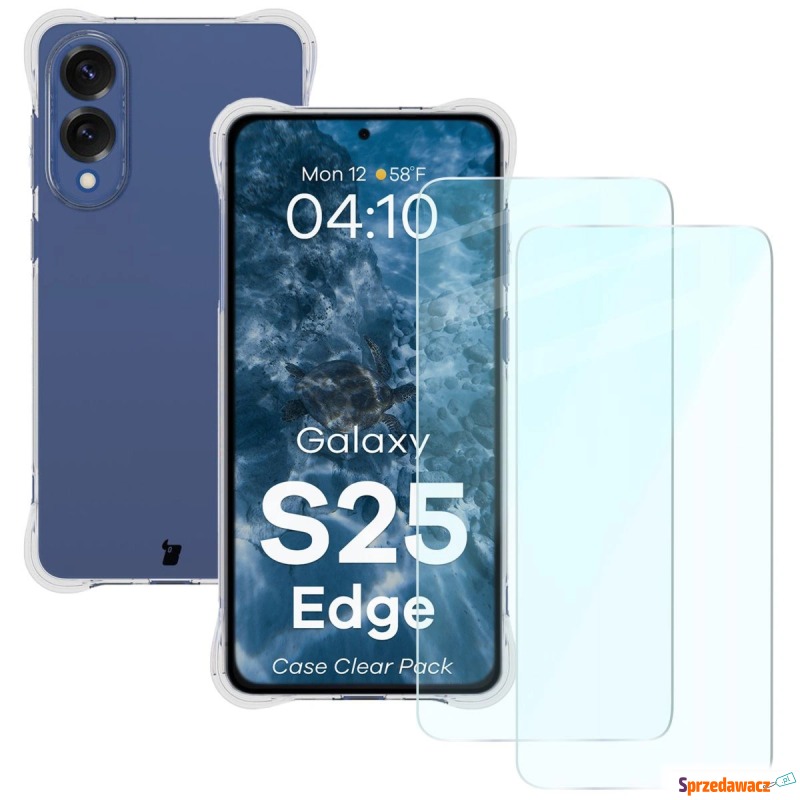 Elastyczne etui + 2x szkło hartowane Bizon Case... - Etui na smartfony - Ostrołęka