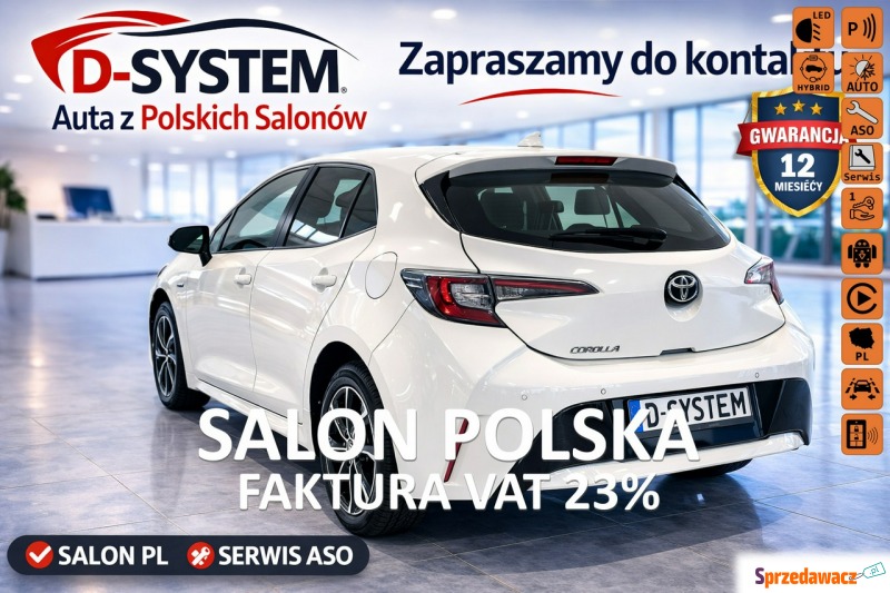 Toyota Corolla  Hatchback 2020,  1.2 benzyna - Na sprzedaż za 44 398 zł - Białystok