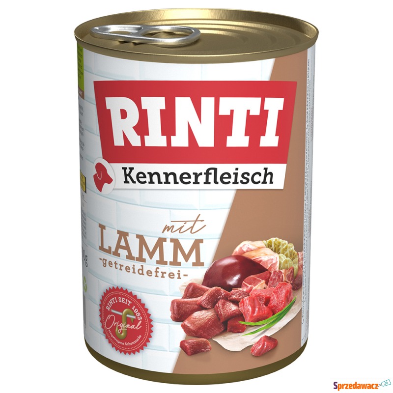 Megapakiet RINTI Kennerfleisch, 24 x 400 g -... - Karmy dla psów - Katowice