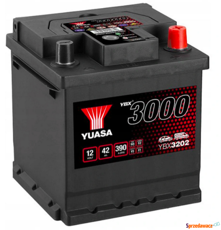 Akumulator 42Ah 390A Yuasa YBX3202 Standard - Akumulatory - Elbląg