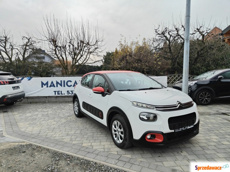 Citroen C3 2017,  1.2 benzyna - Na sprzedaż za 23 900 zł - Twardów