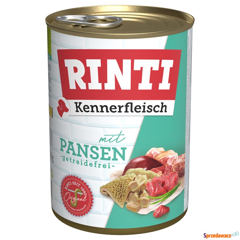Megapakiet RINTI Kennerfleisch, 24 x 400 g - Żwacze - Karmy dla psów - Opole