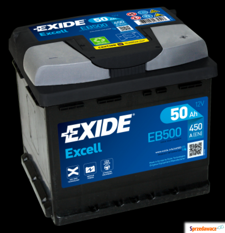 Akumulator Exide Excell 50Ah 450A