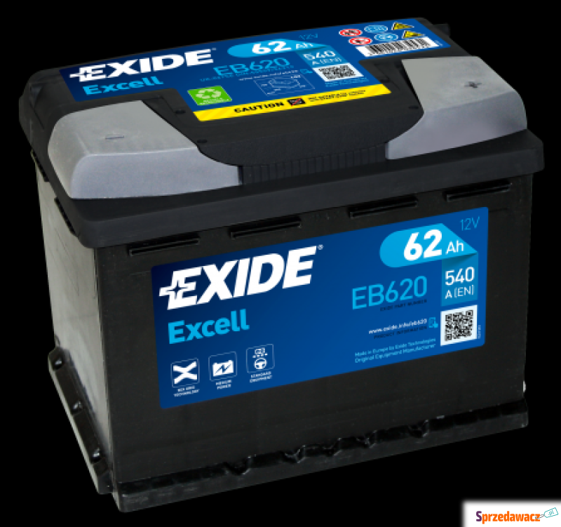 Akumulator Exide Excell 62Ah 540A