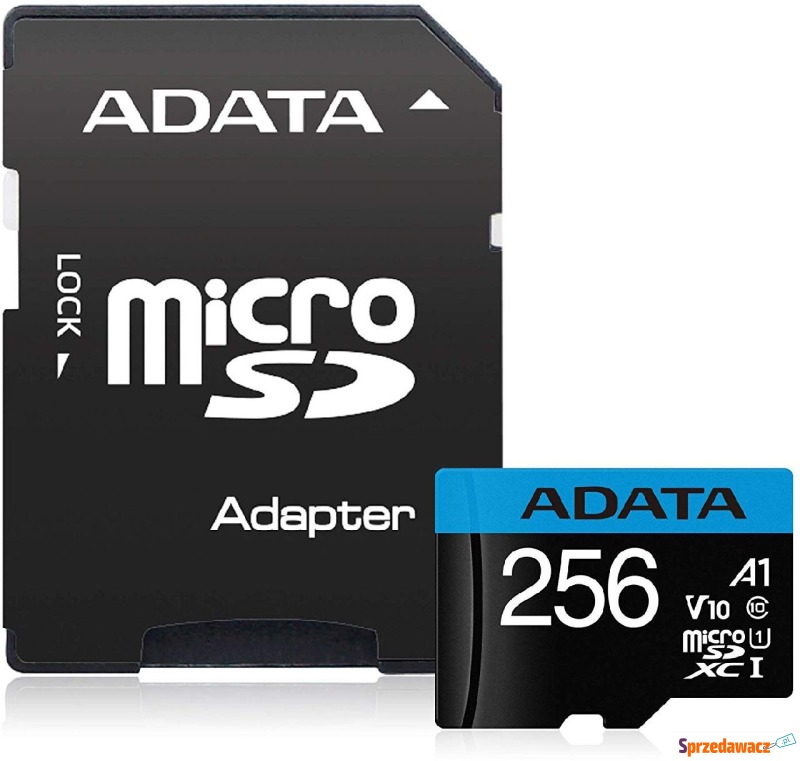 ADATA Premier microSDXC 256GB 100R/25W UHS-I Class... - Karty pamięci, czytniki,... - Gorzów Wielkopolski