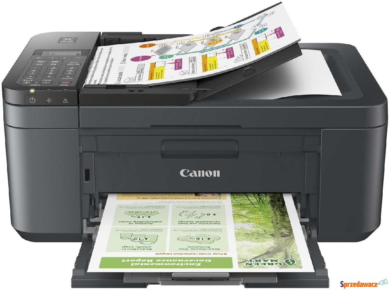 Kolorowa Canon PIXMA TR4755i czarna