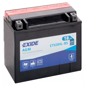 Akumulator motocyklowy Exide ETX20HL-BS 12V18Ah... - Układ elektryczny - Wołomin - zdjęcie 1
