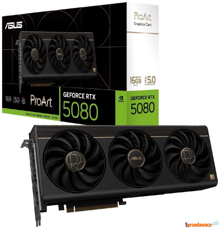ASUS GeForce RTX 5080 ProART OC 16GB DLSS 4 - Karty graficzne - Kraków